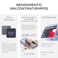 VIVO V40 SE 5G Smartphone, Android mobiele telefoon, 8 GB + 256 GB, 120 Hz AMOLED-display, 50 MP drievoudige camera, 5000 mAh-batterij, dual-sim-mobiele telefoon, zwart - thumbnail