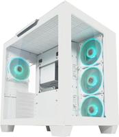 LC Power Gaming 807W Midi-tower PC-behuizing Wit 4 voorgeïnstalleerde ventilators - thumbnail
