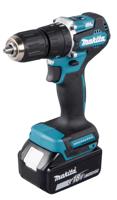 Makita dhp487rtj 18v klopboor-/schroefmachine koolborstelloos 5,0 ah accu (2 st), snellader, mbox - thumbnail