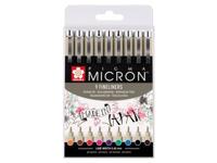 Sakura pigma micron 05 etui met 9 kleuren - thumbnail