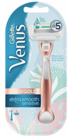 Gillette Gillette Venus Rosegold Extra Smooth Sensitive Scheerapparaat + 1 Scheermesje - thumbnail
