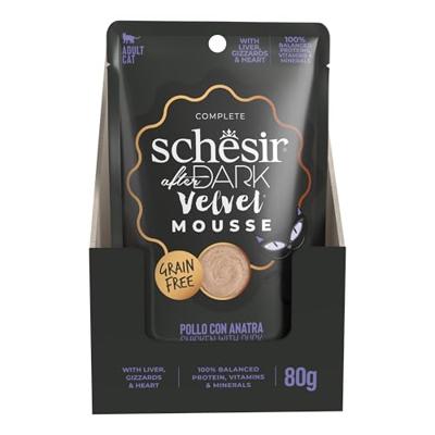 Schesir after Dark Velvet mousse kip en eend 80g - thumbnail