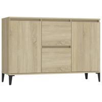 Dressoir 104x35x70 cm bewerkt hout sonoma eikenkleurig - thumbnail