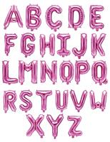Folieballon Letter &apos;J&apos; Donker Roze - 35cm - thumbnail