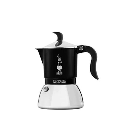 Percolator Bialetti FIAMMETTA INDUCT Zwart Aluminium 4 Koppar