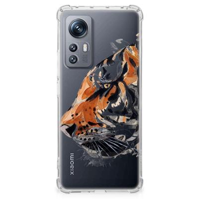 Back Cover Xiaomi 12 | 12x Watercolor Tiger Back Cover Xiaomi 12 | 12x Watercolor Tiger