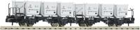 Fleischmann 6660106 N dubbele containerwagen BTS 50 van de DB - thumbnail