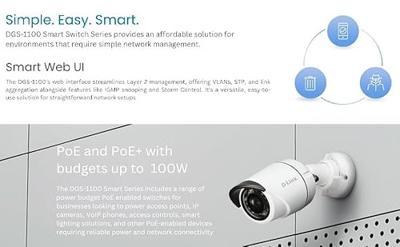 D-Link DGS-1100-05PDV2 netwerk-switch Gigabit Ethernet (10/100/1000) Zwart Power over Ethernet (PoE) D-Link DGS-1100-05PDV2 netwerk-switch Gigabit Ethernet (10/100/1000) Zwart Power over Ethernet (PoE)