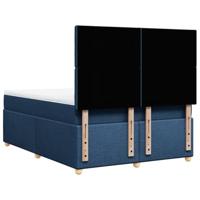 Boxspring met matras stof blauw 160x200 cm - thumbnail