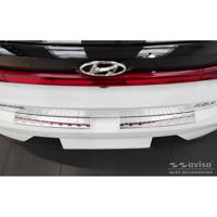 RVS Bumper beschermer passend voor Hyundai i20 III 5 deurs 2020- 'Ribs' AV235634 - thumbnail
