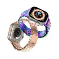 Magnetische stalen band - Zeer sterke magneet - Multicolor - Geschikt voor Apple Watch 38mm / 40mm / 41mm / 42mm - thumbnail