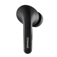 Intenso T300A In Ear headset Bluetooth Stereo Zwart Noise Cancelling Indicator voor batterijstatus, Headset, Oplaadbox, Touchbesturing - thumbnail