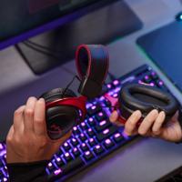 HyperX Cloud II Wireless Headset Draadloos Hoofdband Gamen Zwart, Rood - thumbnail