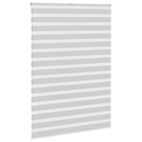 VidaXL Zebra rolgordijn 160x200 cm stofbreedte 155,9 cm lichtgrijs - thumbnail