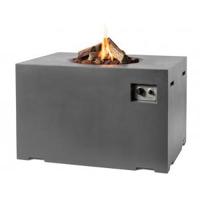 Cocoon vuurtafel lounge&dining rechthoek antraciet - thumbnail
