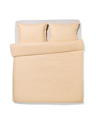 HEMA Dekbedovertrek 200x200/220cm flanel strepen beige (beige)