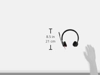 Hoofdtelefoon met Hoofdband Poly BW3320 USB-A Zwart - thumbnail