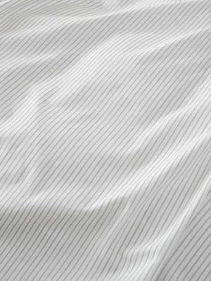 Marc O'Polo Marc O'Polo Classic Fine Stripe Dekbedovertrek 260x200/220 Grey mist