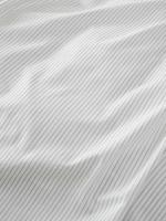 Marc O&apos;Polo Classic Fine Stripe Grey mist dekbedovertrek - thumbnail