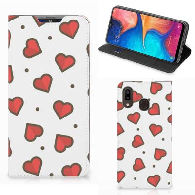 Samsung Galaxy A30 | Hoesje met Magneet | Hearts Samsung Galaxy A30 | Hoesje met Magneet | Hearts