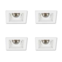 Set Axl inbouwspots 4 stuks wit - thumbnail