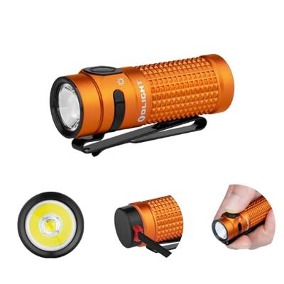 OLight Baton 4 (Orange) Zaklamp werkt op een accu 1300 lm