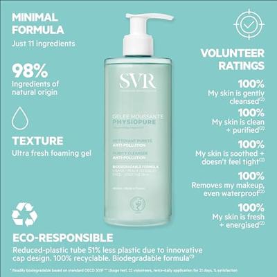 SVR Physiopure Reinigingsgel 400ml