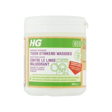 Hg Eco Wasmiddeltoevoeging Stinkend Wasgoed
