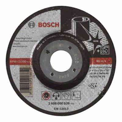 Bosch Accessories 2608600539 2608600539 Afbraamschijf gebogen 115 mm 1 stuk(s) Staal