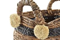 Mandenset DKD Home Decor Koloniaal Vezel (31 x 31 x 33 cm) - thumbnail