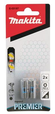 Makita Slagschroefbit PZ3x25mm XTT Impact Premier - E-03187 - thumbnail