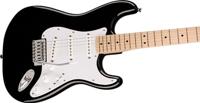 Squier Sonic Stratocaster MN Black elektrische gitaar - thumbnail