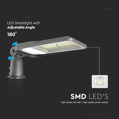 V-TAC VT-105ST 23621 LED-straatlantaarn Energielabel: E (A - G) LED LED vast ingebouwd 100 W Grijs