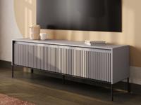 Tv-meubel TRAINING 4 deuren 166 cm grijs - thumbnail