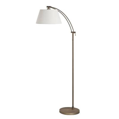 Highlight LeeslampNew Read koper brons met kap off white - V2313.32 + O4343.14