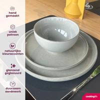 Cookinglife Serviesset Urban Chic 18-delig / 6 personen - 6 dinerborden, 6 ontbijtborden en 6 kommen - thumbnail