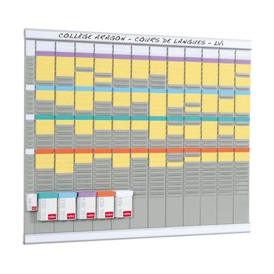 Weekplanner Nobo Zilverkleurig Aluminium - thumbnail