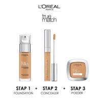 L’Oréal Paris Make-Up Designer True Match Foundation 8.N Cappuccino - Natuurlijk Dekkende Foundation met Hyaluronzuur en SPF 17 - 30 ml - thumbnail