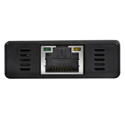StarTech.com 3-poorts draagbare USB 3.0-hub plus Gigabit Ethernet - aluminium met geintegreerde kabel