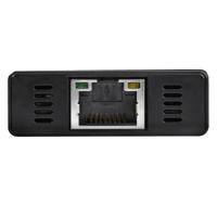 StarTech.com 3-poorts draagbare USB 3.0-hub plus Gigabit Ethernet - aluminium met geintegreerde kabel - thumbnail