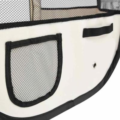 VidaXL Hondenren inklapbaar met draagtas 145x145x61 cm blauw