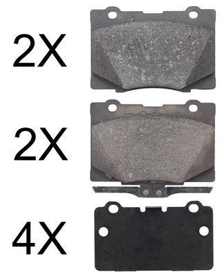 Remblokken set 37600