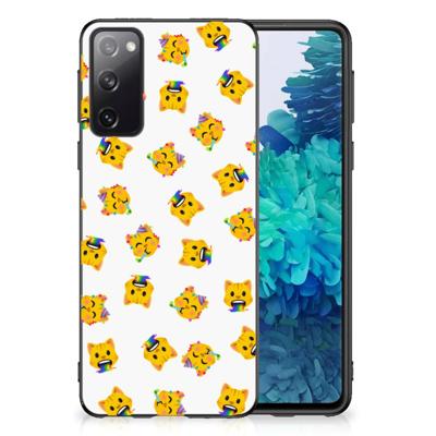 Bumper Case voor Samsung Galaxy S20 Katten Emojis