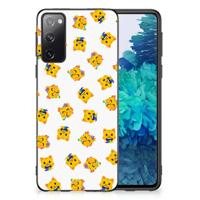 Bumper Case voor Samsung Galaxy S20 Katten Emojis - thumbnail