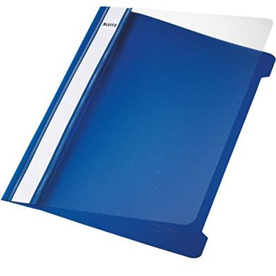 Leitz Snelhechtmap blauw, ft A5, doos van 25 stuks Leitz Snelhechtmap blauw, ft A5, doos van 25 stuks