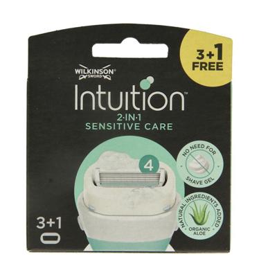 Wilkinson Wilkinson Sword Intuition Sensitive Care Scheermesjes - 3 + 1