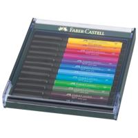 Faber Castell FC-267421 Tekenstift Faber-Castell Pitt Artist Pen Brush Set 12 Stuks Basic - thumbnail