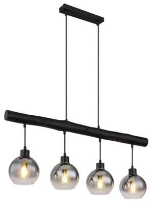 Globo HanglampMoitas 4-lichts zwart - 15656-4HB