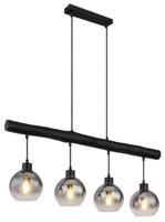 Globo HanglampMoitas 4-lichts zwart - 15656-4HB - thumbnail
