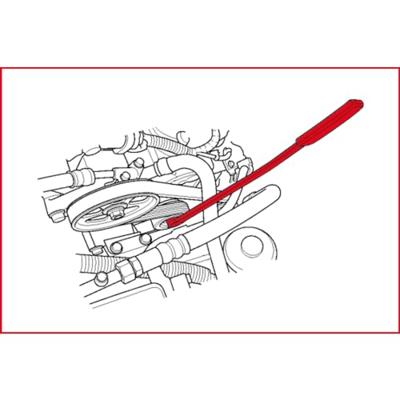 KS Tools 150.1226 V-snaar-sleutel Torx T45 voor Renault
